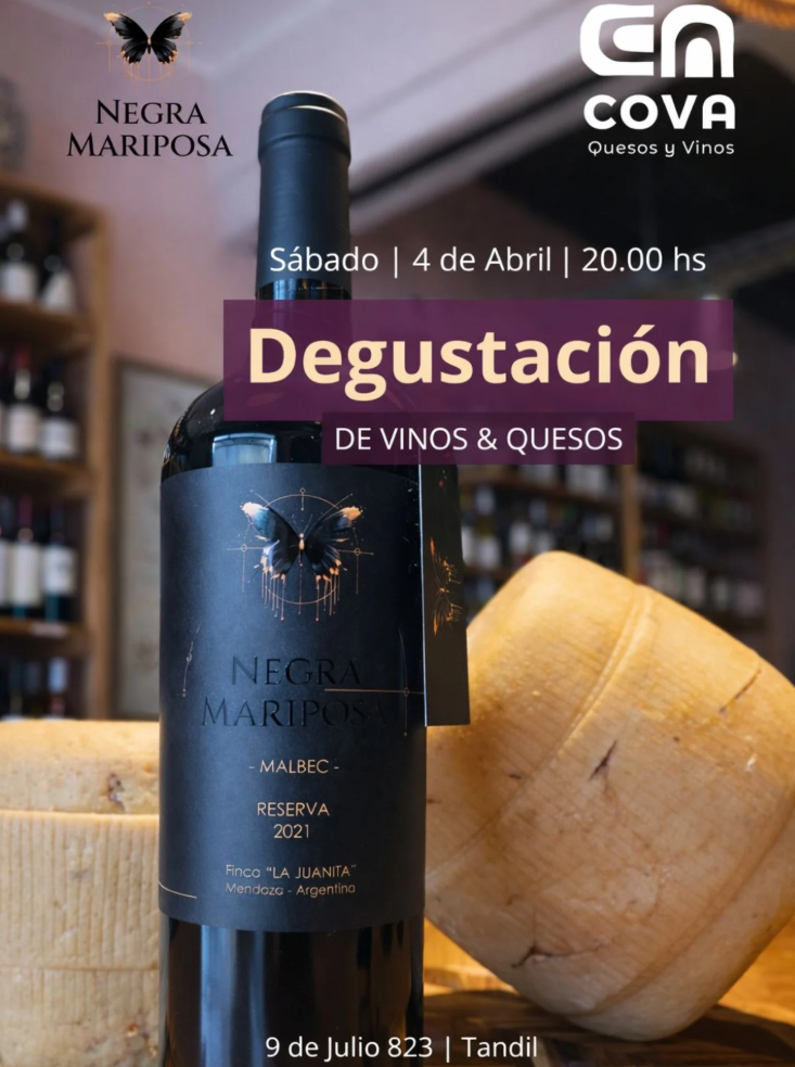 Noche de vinos y quesos en Cova