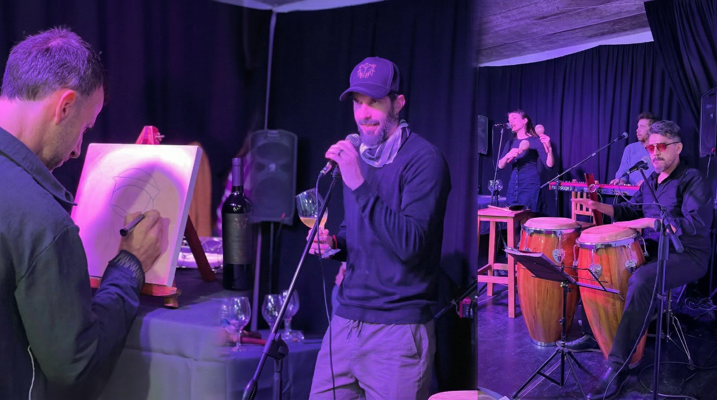 Fusión de sentidos en el Quincho Cultural: Crónica del evento junto a Tres Bembe y Los Mirones