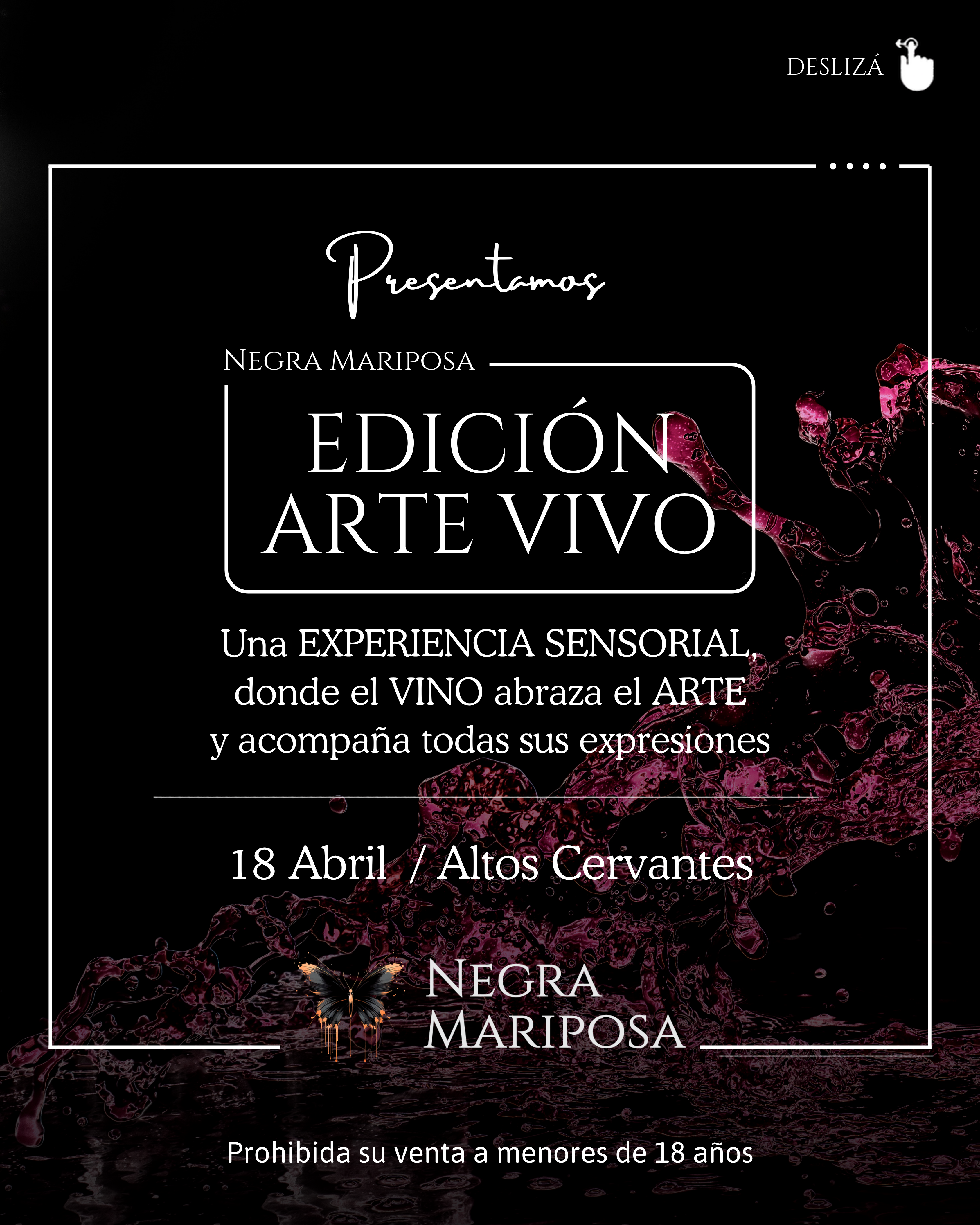 Entrada Edición Arte Vivo 18 Abril 2026