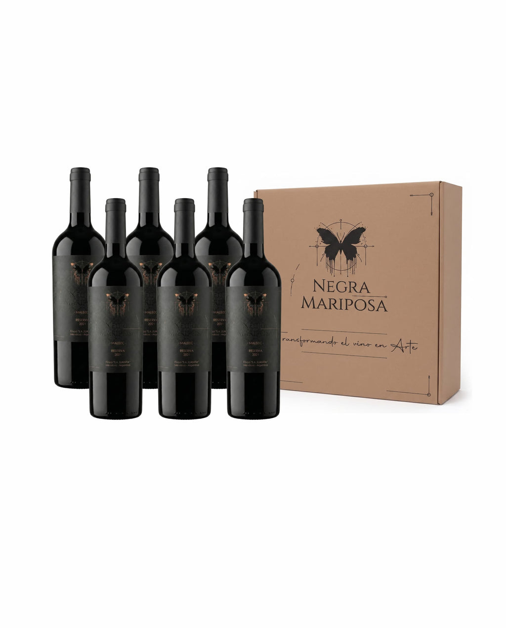 Dos Cajas de Malbec Reserva 2021